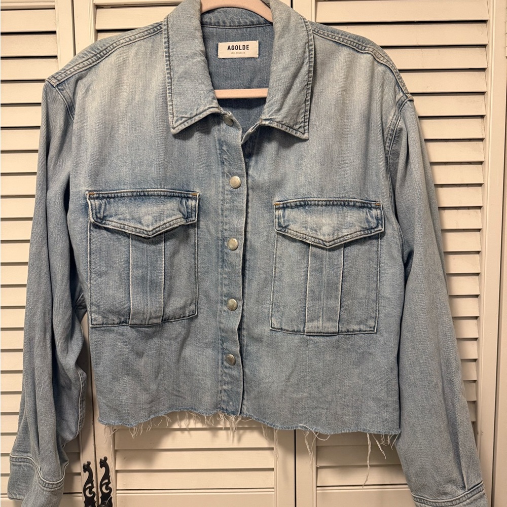 Agolde Light Blue Jean Jacket